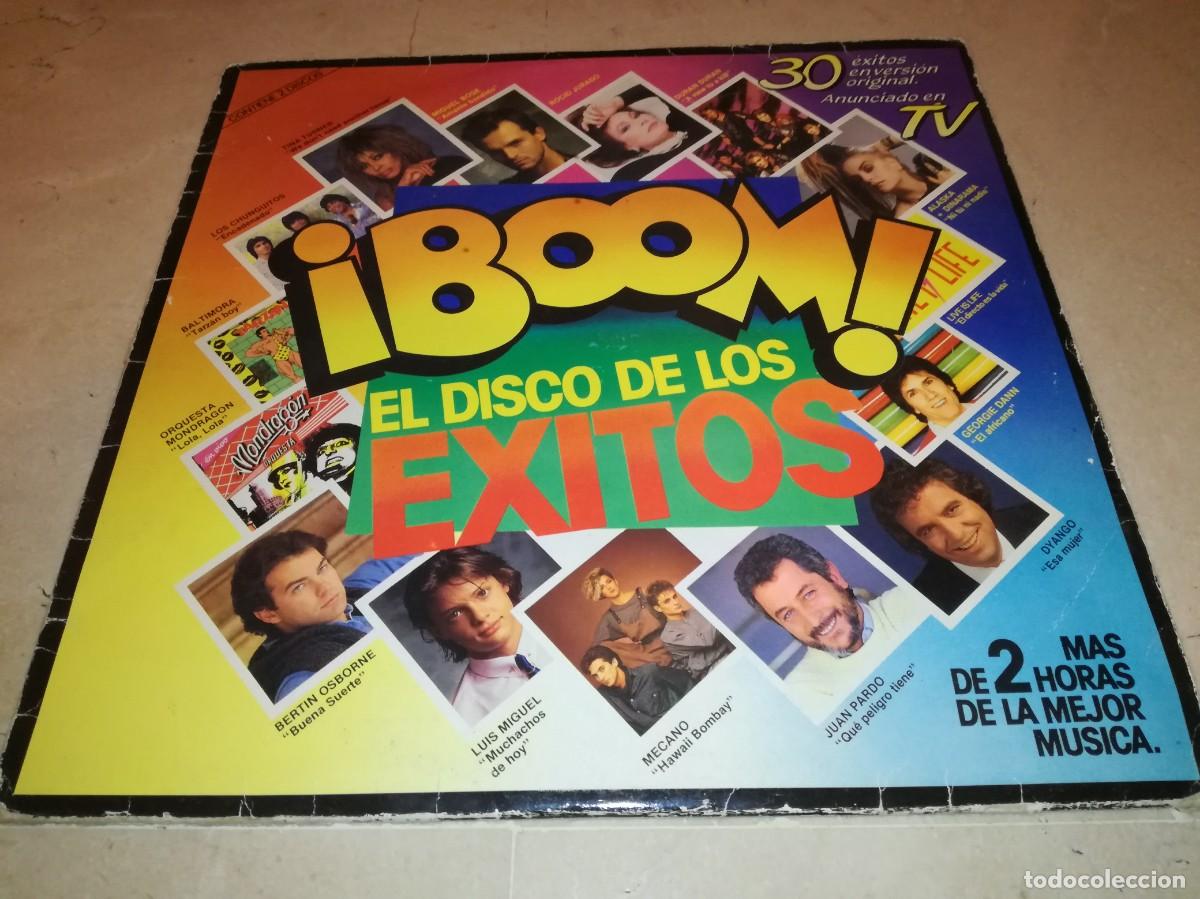 Discos de vinilo: BOOM-EL DISCO DE LOS EXITOS-30 EXITOS EN VERSION ORIGINAL-DOBLE LP-ORIGINAL 1985 - Foto 1