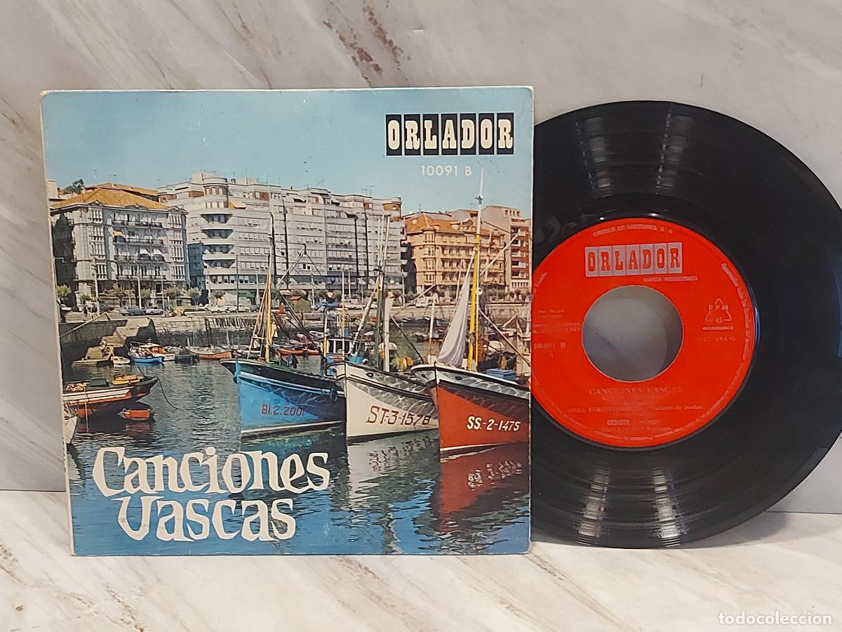 Discos de vinilo: OCHOTE IRRINTZI | CANCIONES VASCAS | EP-ORLADOR 10091 B | ESPA&Ntilde;A 1967 | MBC ***