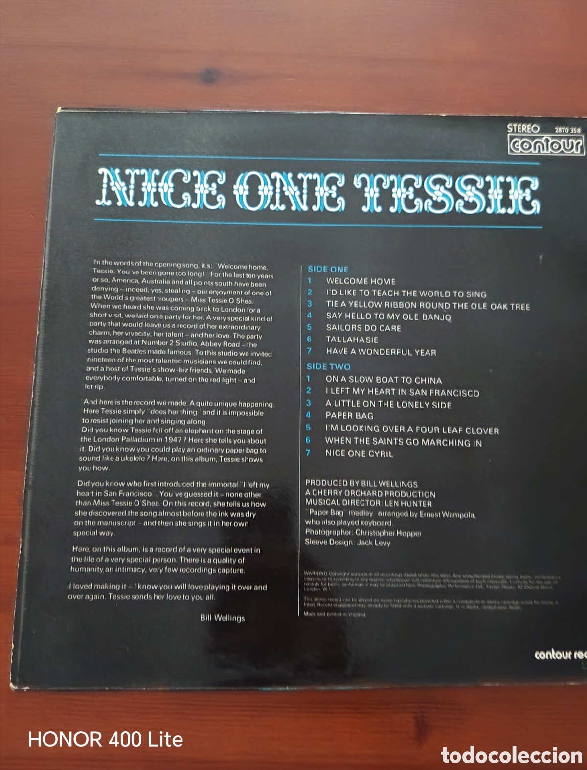 Discos de vinilo: LP Tesie OShea - Nice One Tesie (1973) - Foto 2