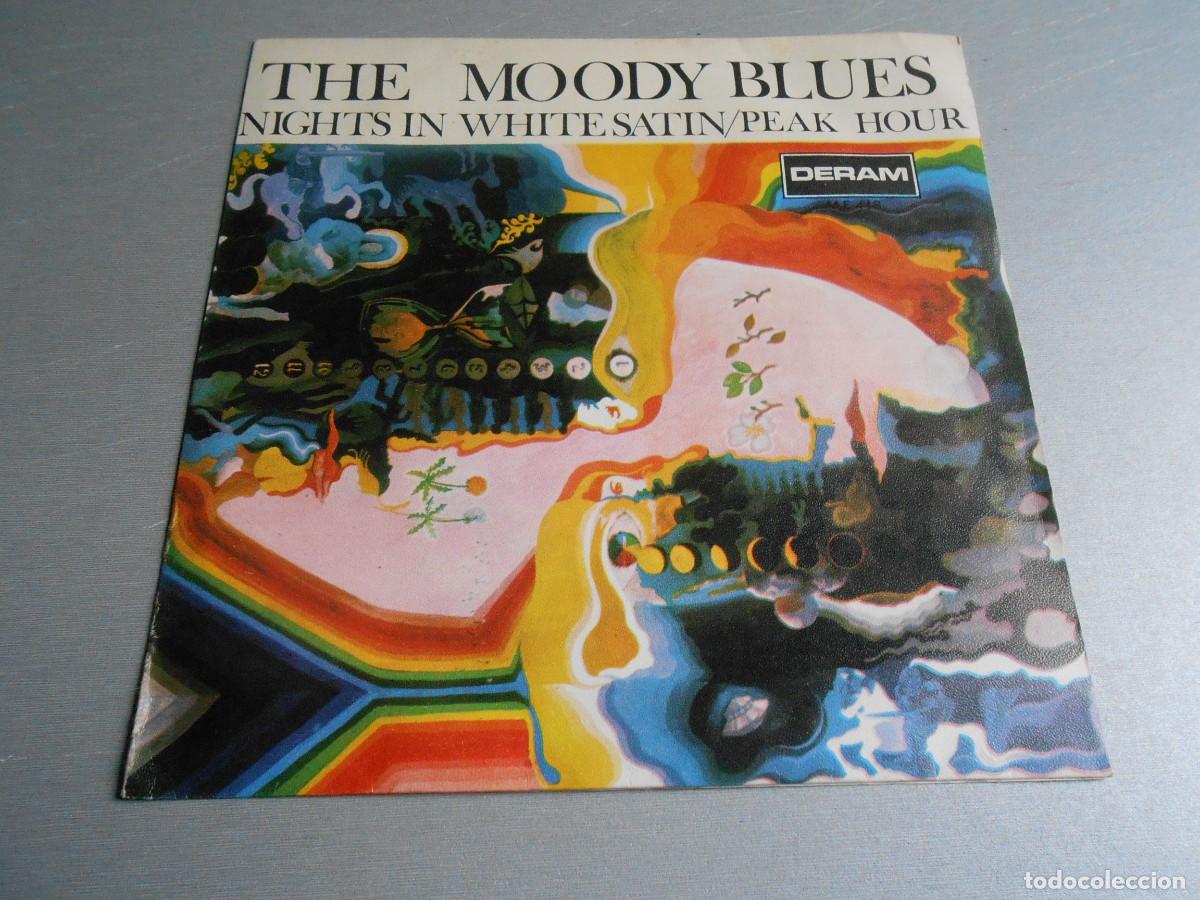Discos de vinilo: MOODY BLUES, THE, SG, NIGHTS IN WHITE SATIN + 1, A&Ntilde;O 1967, DERAM, ME 418