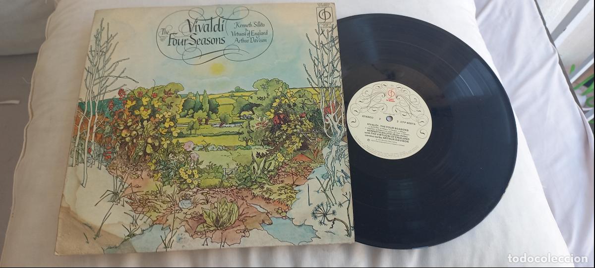 Discos de vinilo: Vivaldi, Kenneth Sillito, The Virtuosi Of England. Arthur Davison &ndash; The Four Seasons. CFP 40016 UK