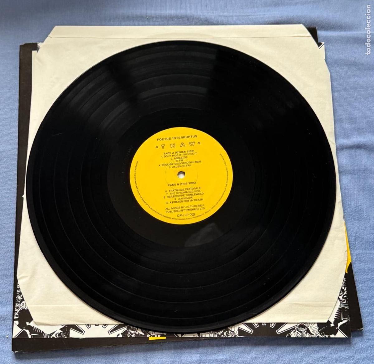 Discos de vinilo: foetus 33t interruptus (self immolation, danceteria 1988 dan lp 009) - Foto 7