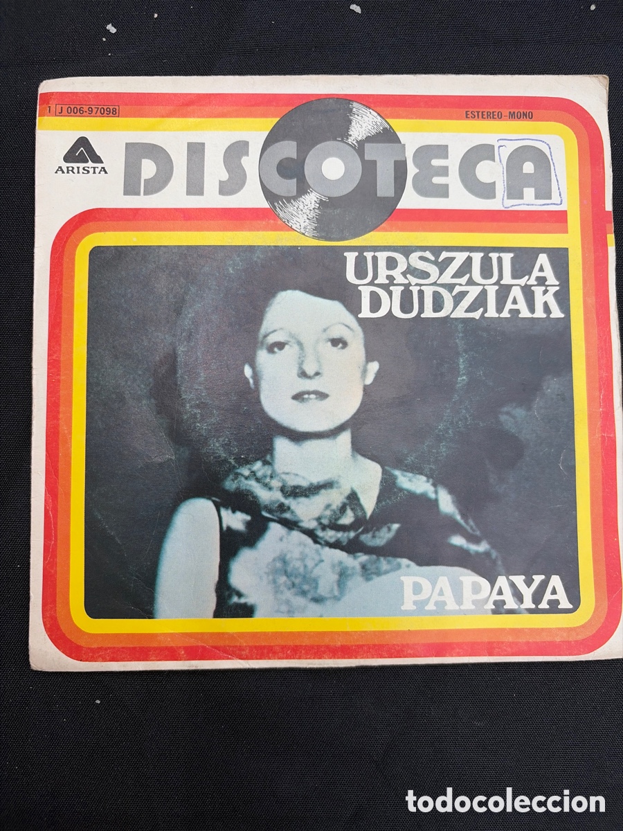 Discos de vinilo: URSZULA DUDZIAK - PAPAYA + FUNK RINGS SINGLE RARO SPAIN