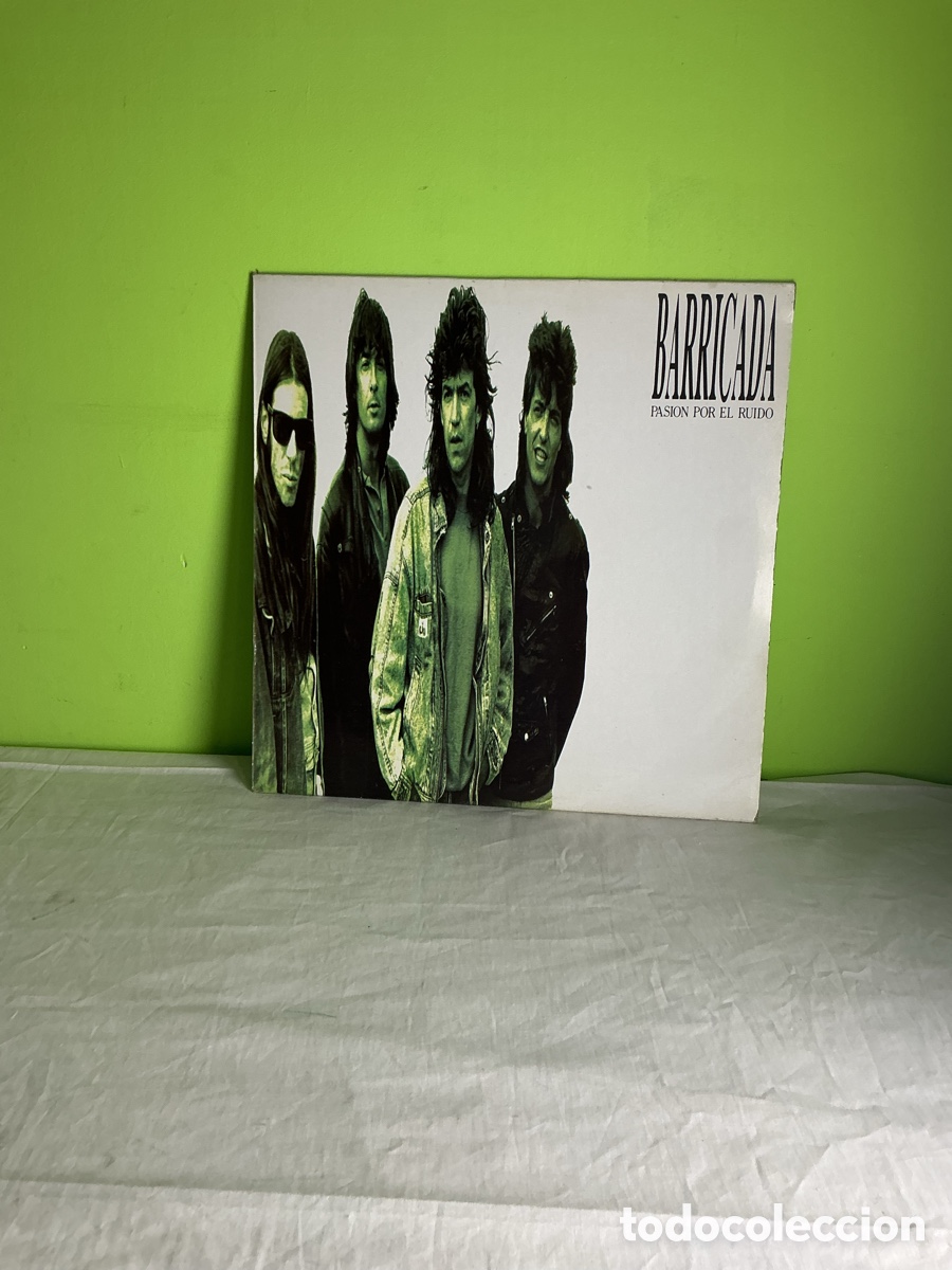 Discos de vinilo: Barricada &ndash; Pasi&oacute;n por el ruido &ndash; Vinilo LP Mercury 1989 con encarte