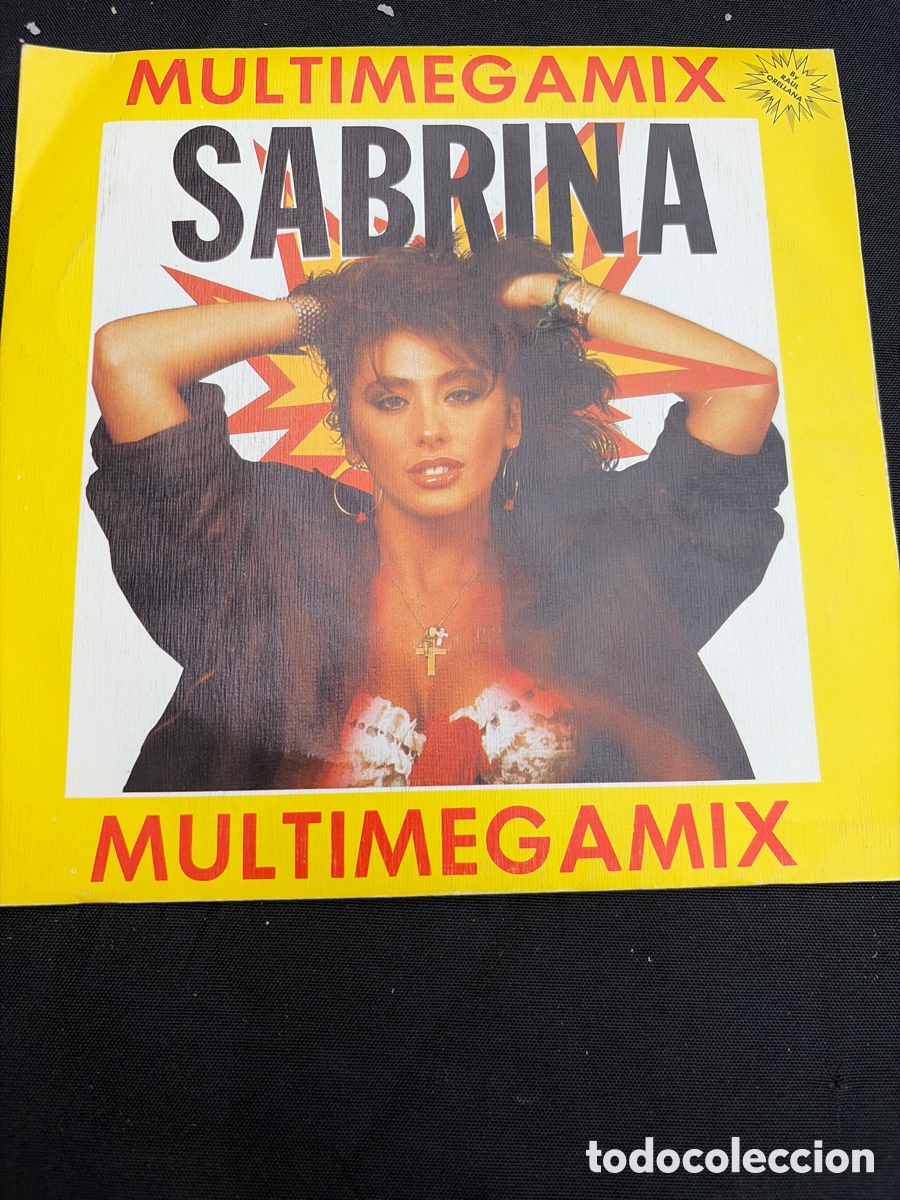 Discos de vinilo: SABRINA - MULTIMEGAMIX SINGLE SPAIN PROMO