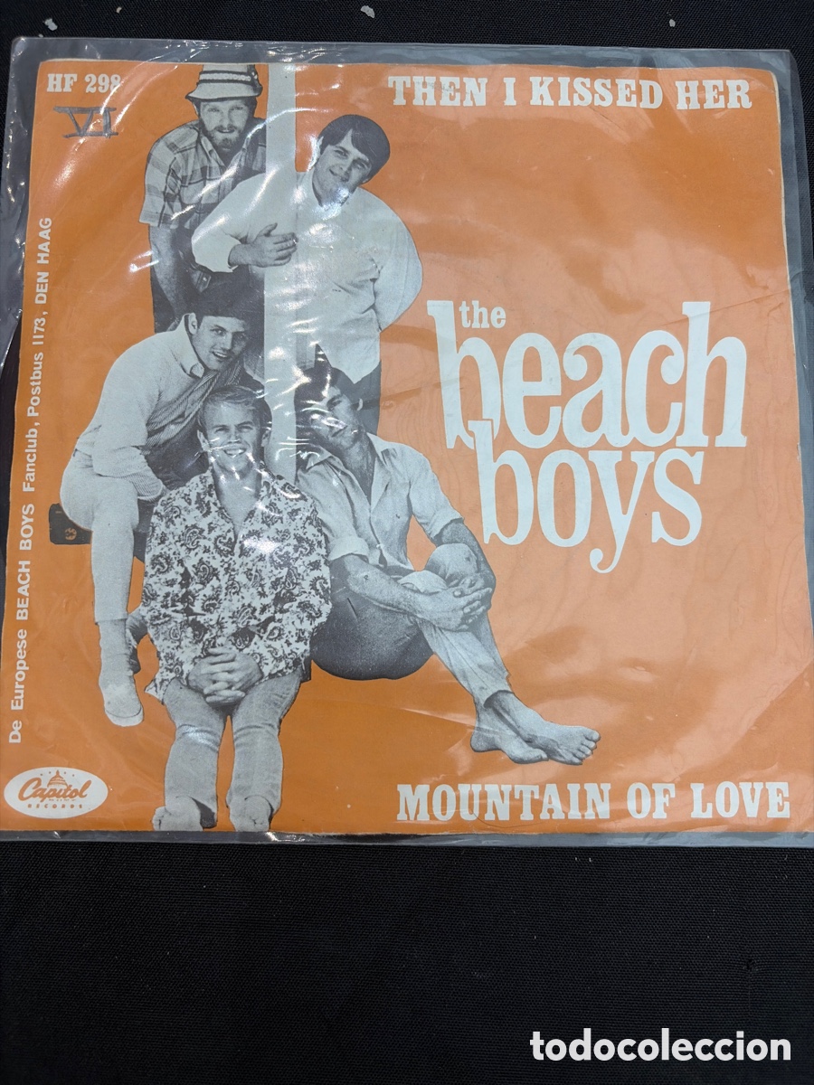 Discos de vinilo: THE BEACH BOYS - THEN I KISSED HER + MOUNTAIN OF LOVE SINGLE HOLANDA