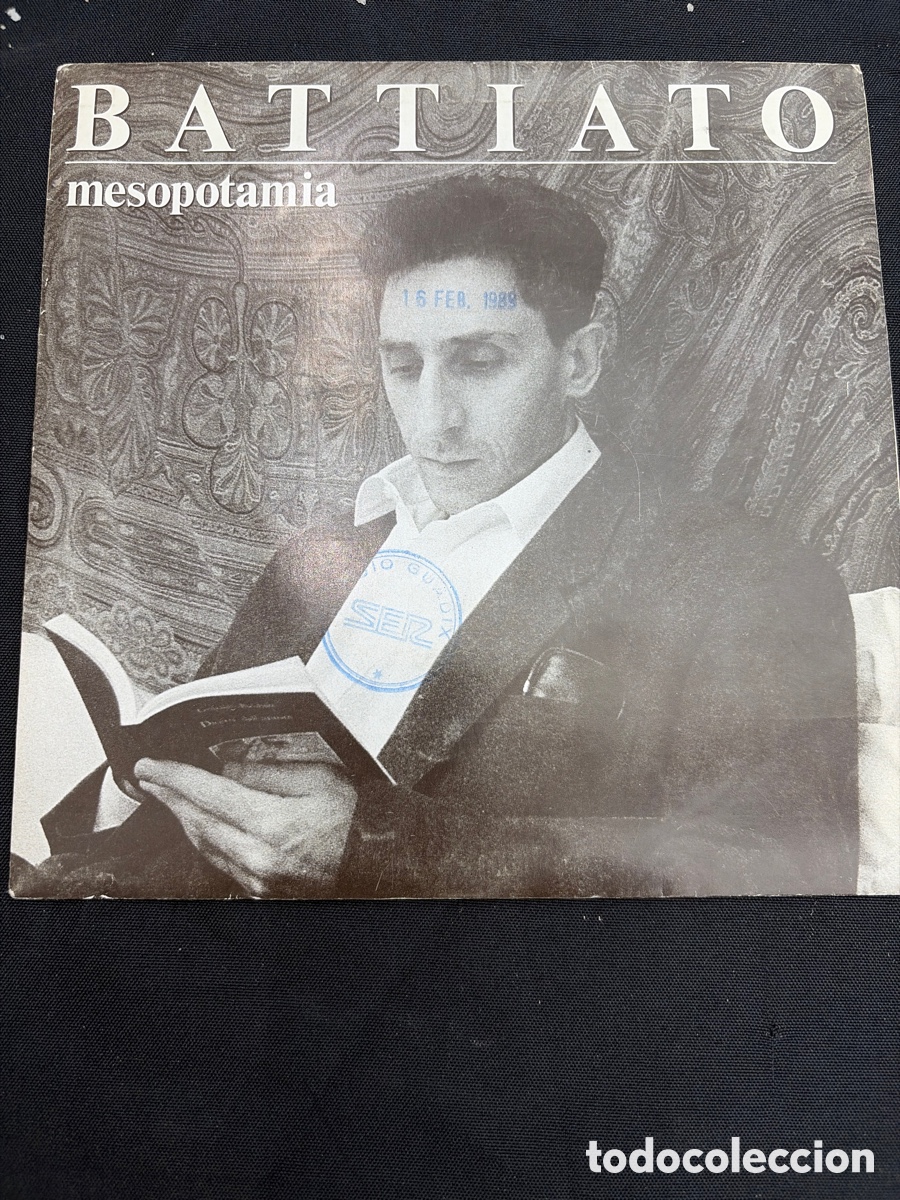 Discos de vinilo: FRANCO BATTIATO - MESOPOTAMIA + EL MITO DEL AMOR SINGLE SPAIN