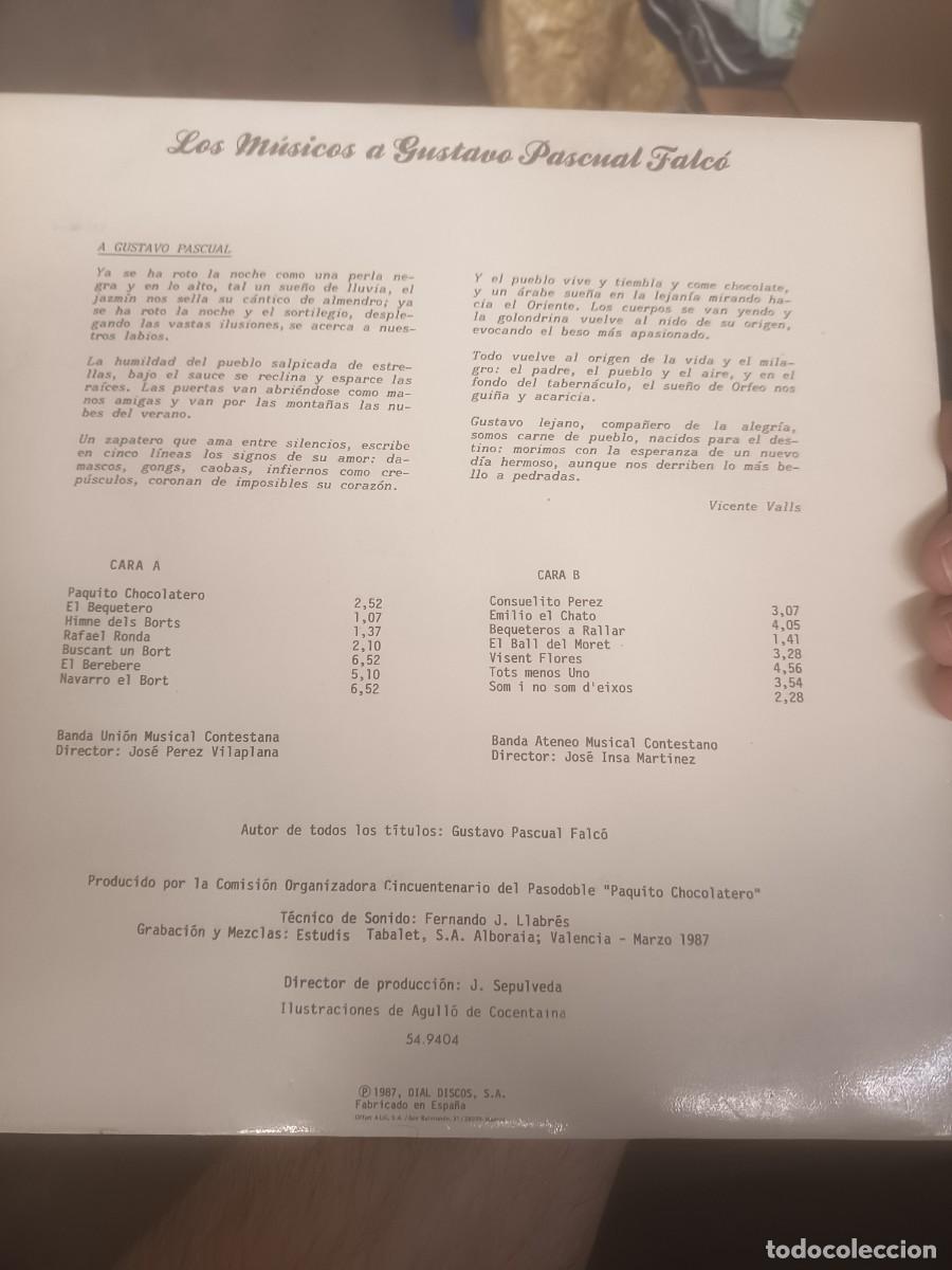 Discos de vinilo: DISCO LP PAQUITO EL CHOCOLATERO - Foto 3