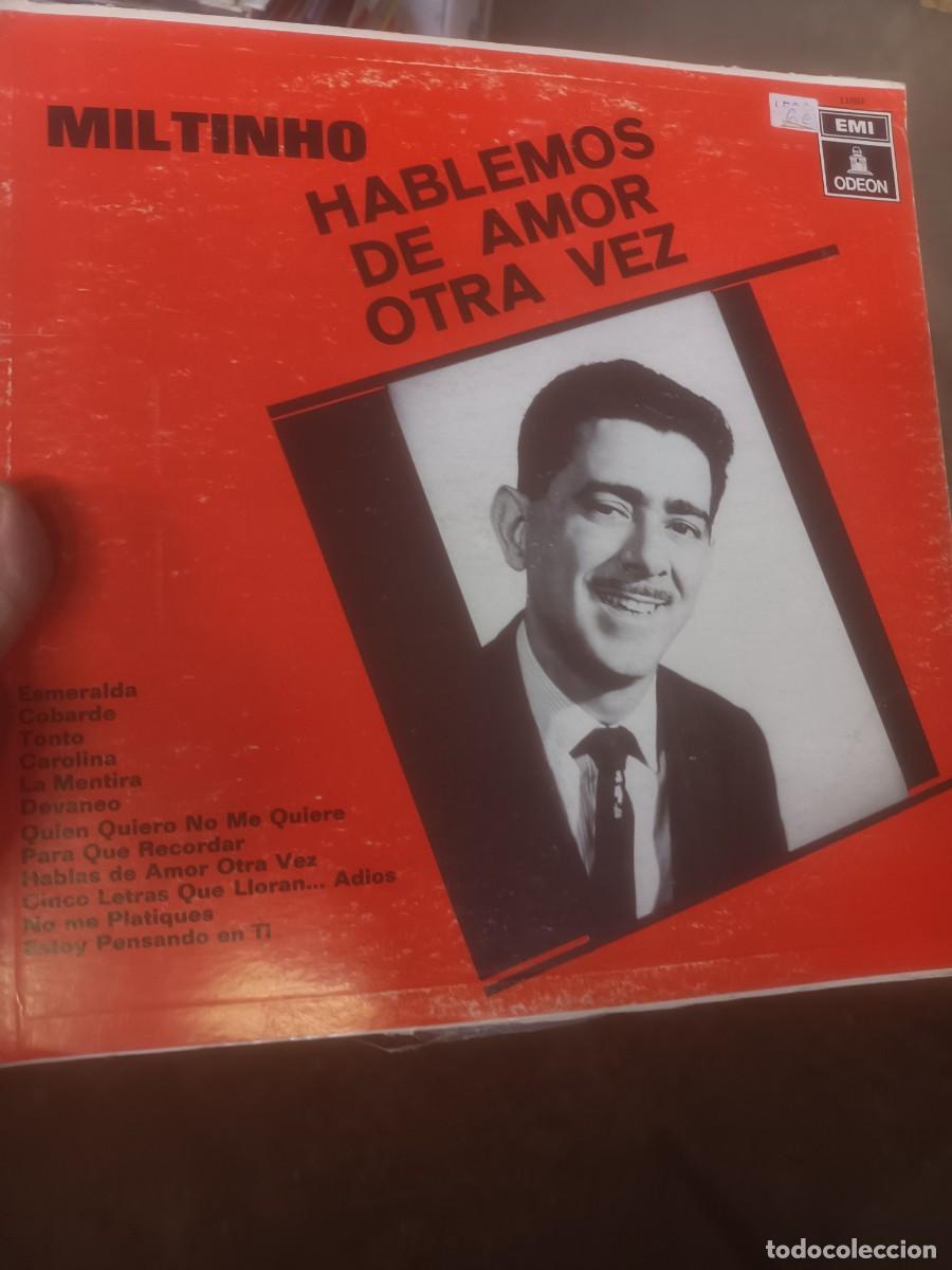 Discos de vinilo: DISCO LP MILTINHO,( HABLEMOS DE AMOR OTRA VEZ)