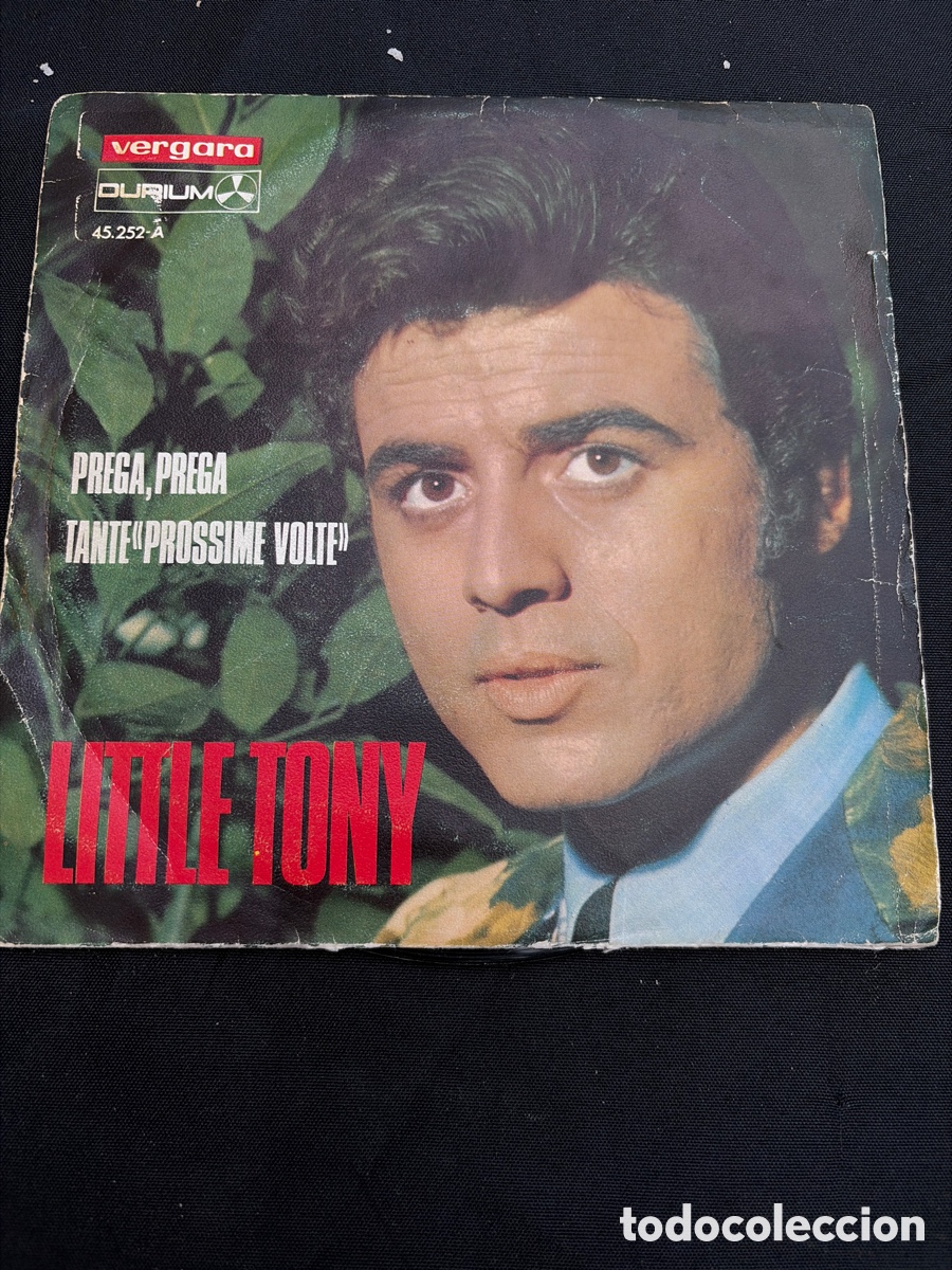 Discos de vinilo: LITTLE TONY - PREGA PREGA + TANTE PROSSIME VOLVER SINGLE SPAIN