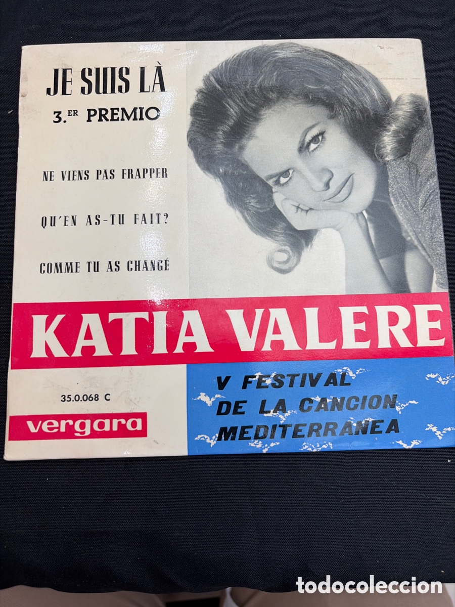 Discos de vinilo: KATIA VALERE - NE VIENS PAS FRAPPERS + 3 EP SPAIN