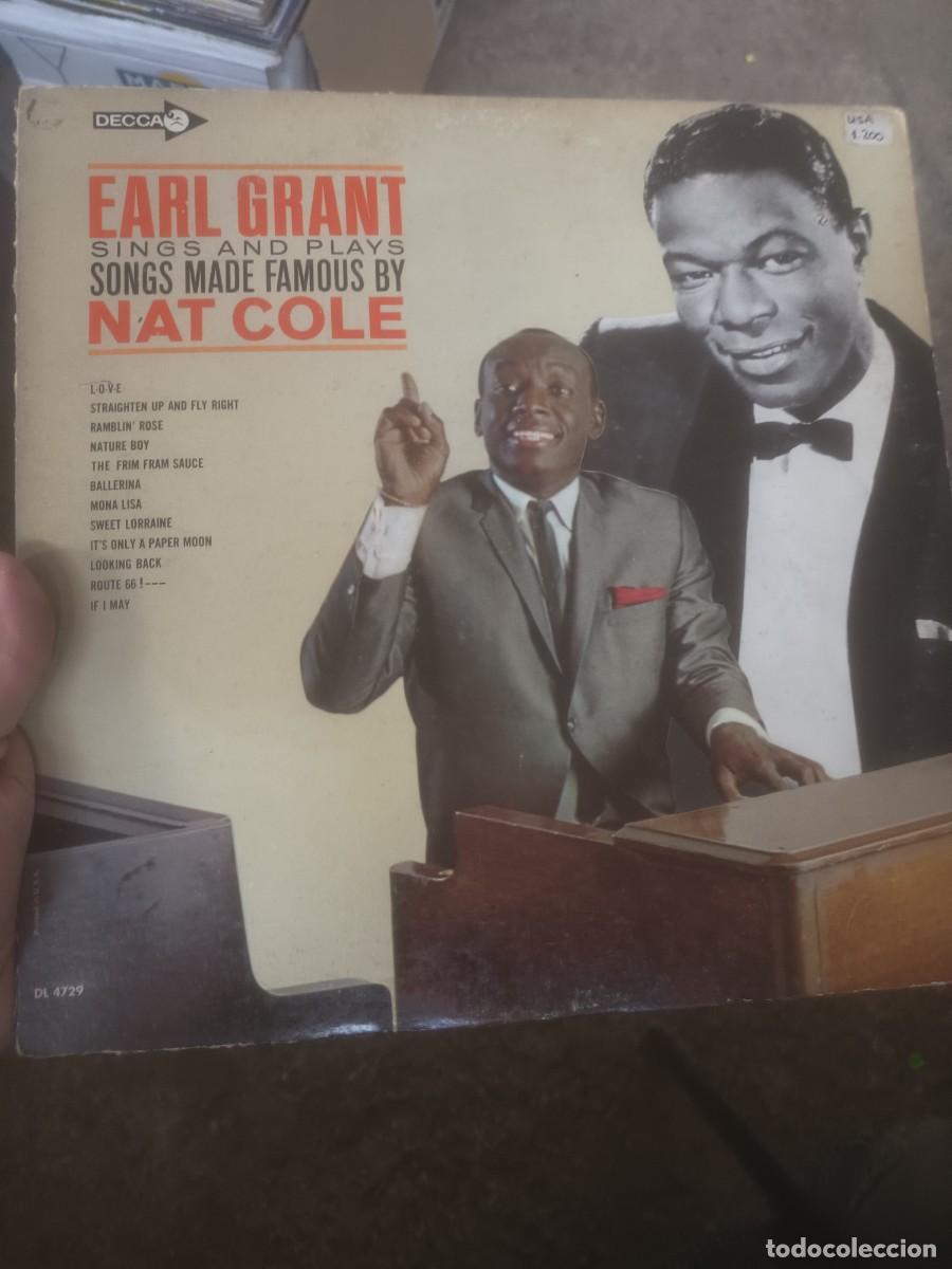 Discos de vinilo: DISCO LP EARL GRANT/ NAT COLE,( ORIGINAL USA)