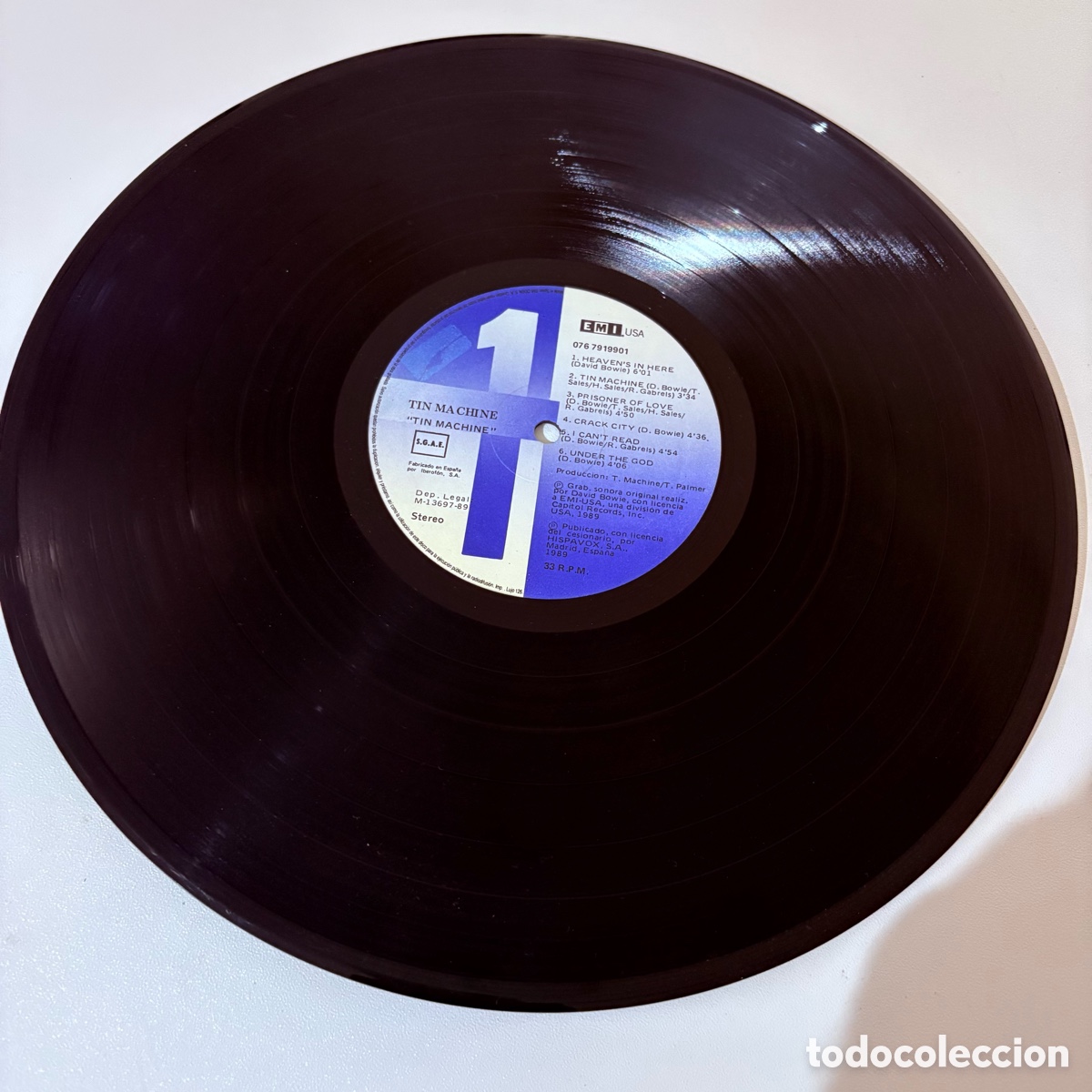 Discos de vinilo: lp Tin Machine edicion espa&ntilde;ola de 1989 - Foto 4