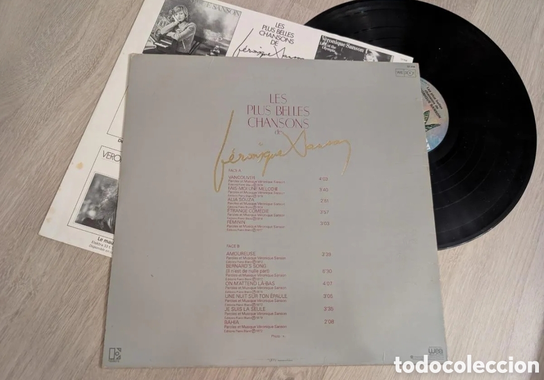 Discos de vinilo: LP V&eacute;ronique Sanson - Les Plus Belles Chansons - Foto 2