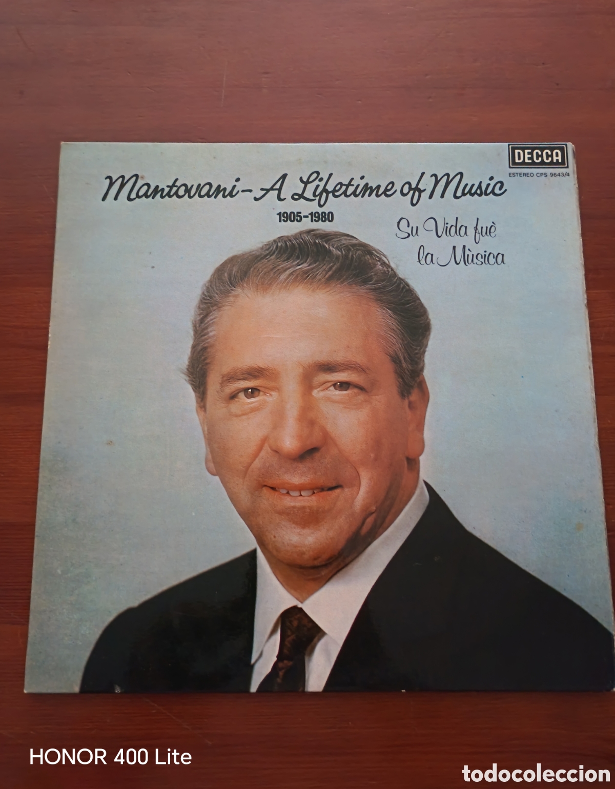 Discos de vinilo: LP Doble Mantovani A Lifetime of Music Decca