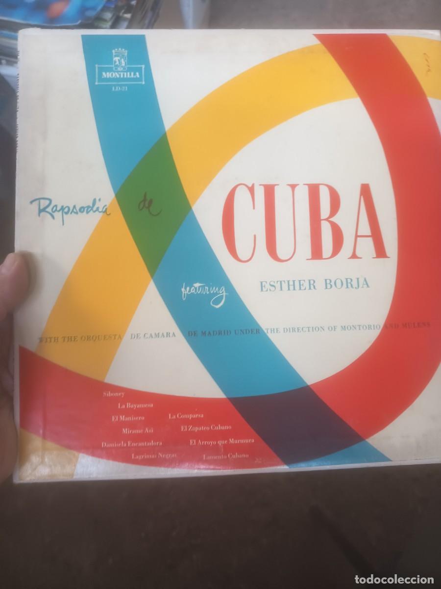Discos de vinilo: DiSCO LP CUBA ,( ESTHER BORJA)
