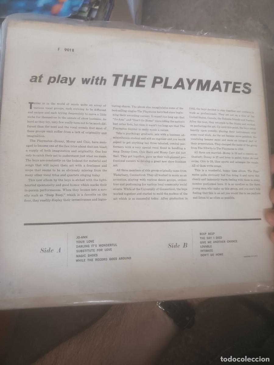 Discos de vinilo: DISCO LP THE PLAYMATES,( USA) - Foto 2