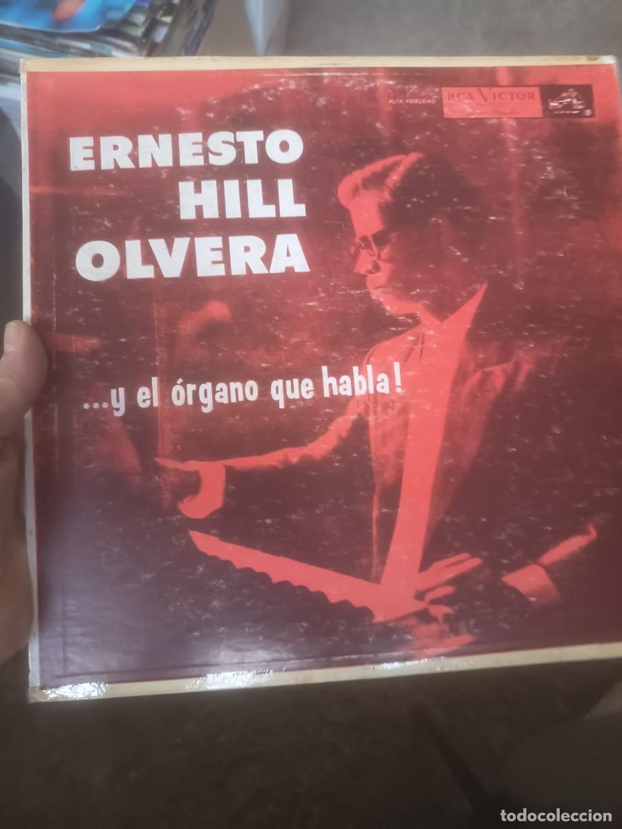 Discos de vinilo: DISCO LP ERNESTO HILL OLVERA Y EL ORGANO QUE HABLA - Foto 1