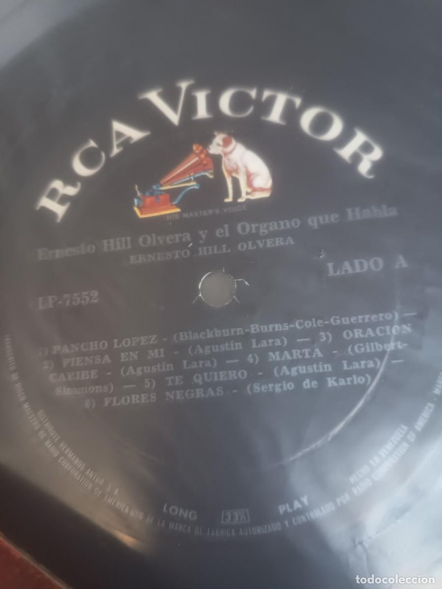 Discos de vinilo: DISCO LP ERNESTO HILL OLVERA Y EL ORGANO QUE HABLA - Foto 3
