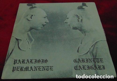 Discos de vinilo: Paralisis Permanente / Gabinete Caligari - EP TRES CIPRESES 1982