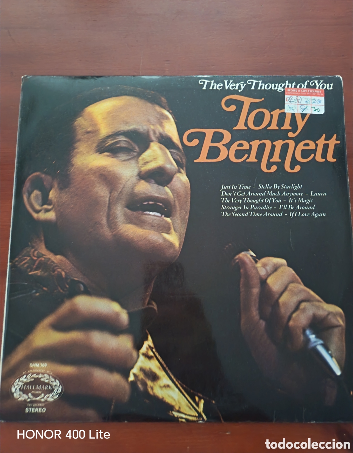 Discos de vinilo: Vinilo Tony Bennett, The Very Thought of You 1967