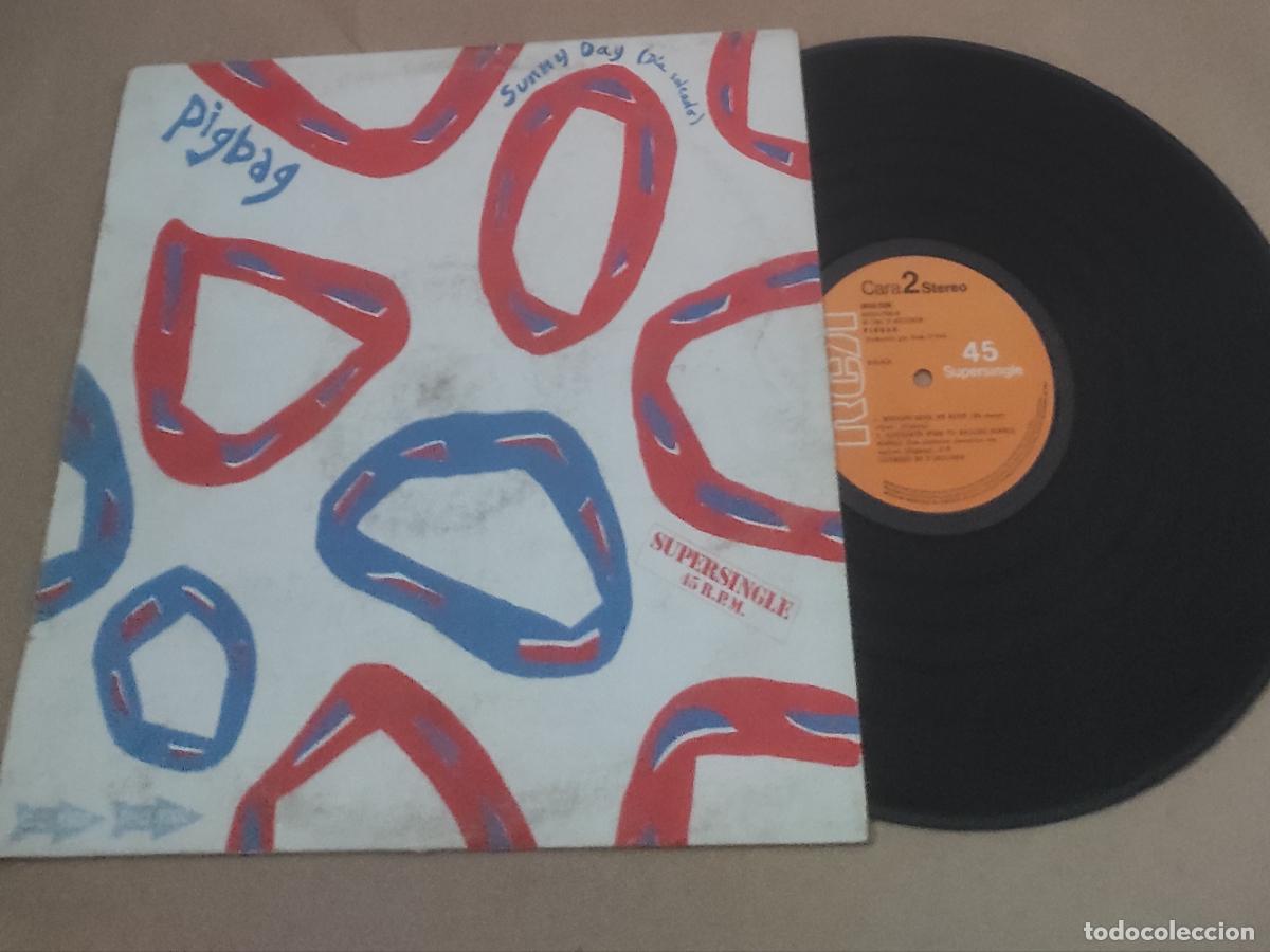Discos de vinilo: Pigbag &ndash; Sunny Day-MAXI-ESPA&Ntilde;A-