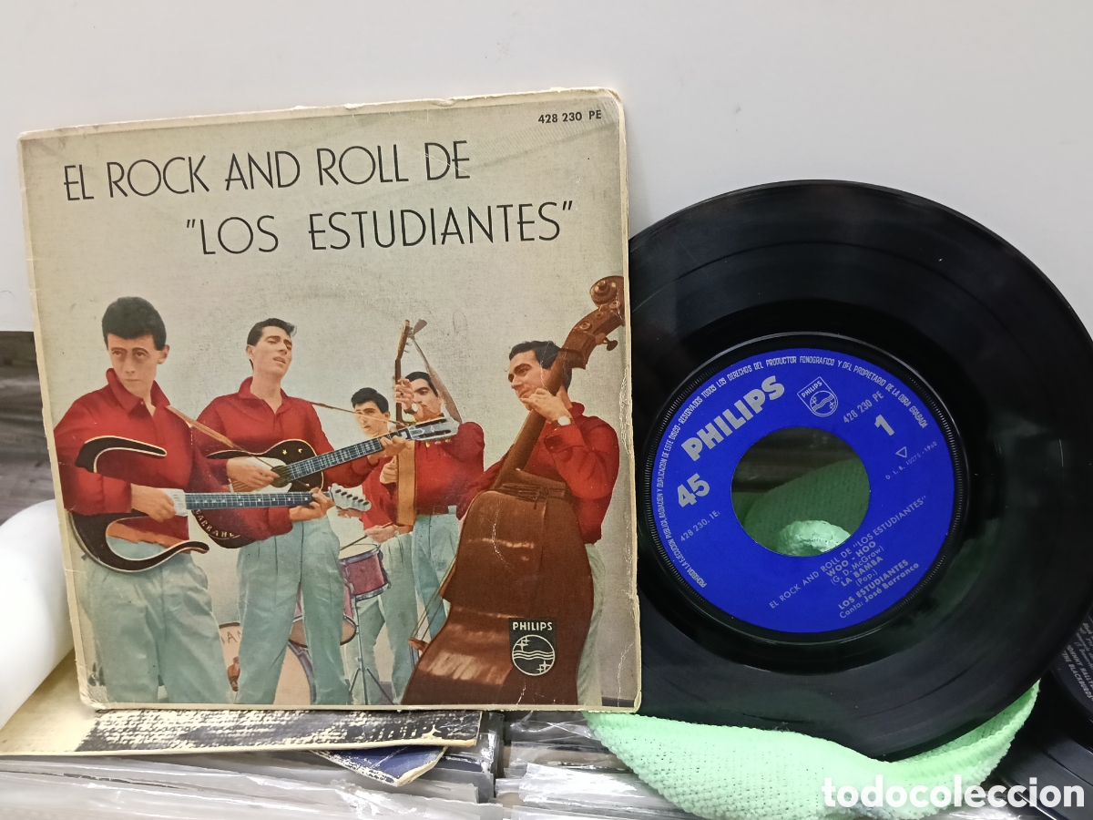 Discos de vinilo: El rock and roll de los estudiantes ep woo-hoo + 3 1960