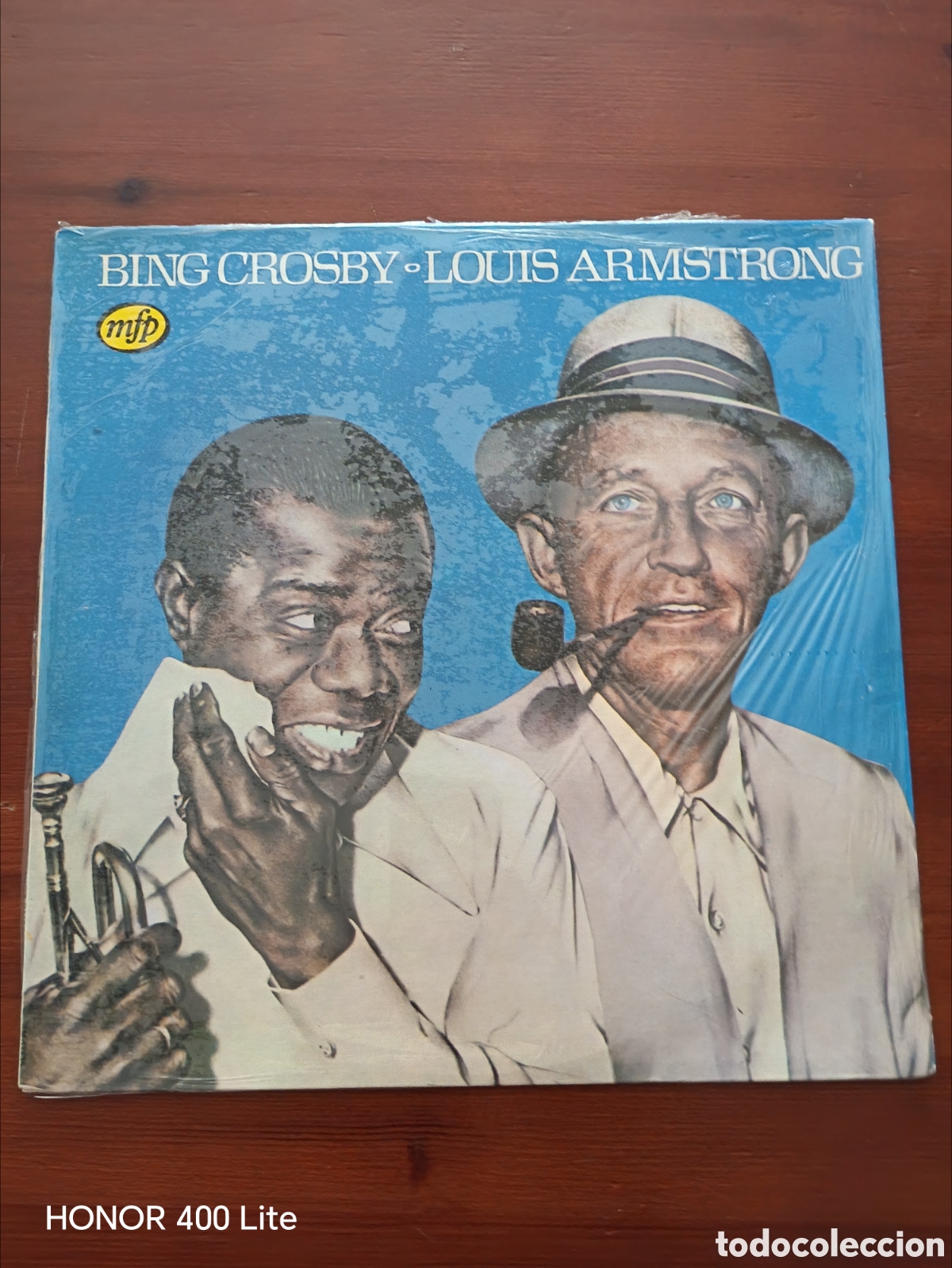 Discos de vinilo: Vinilo Bing Crosby & Louis Armstrong 1977