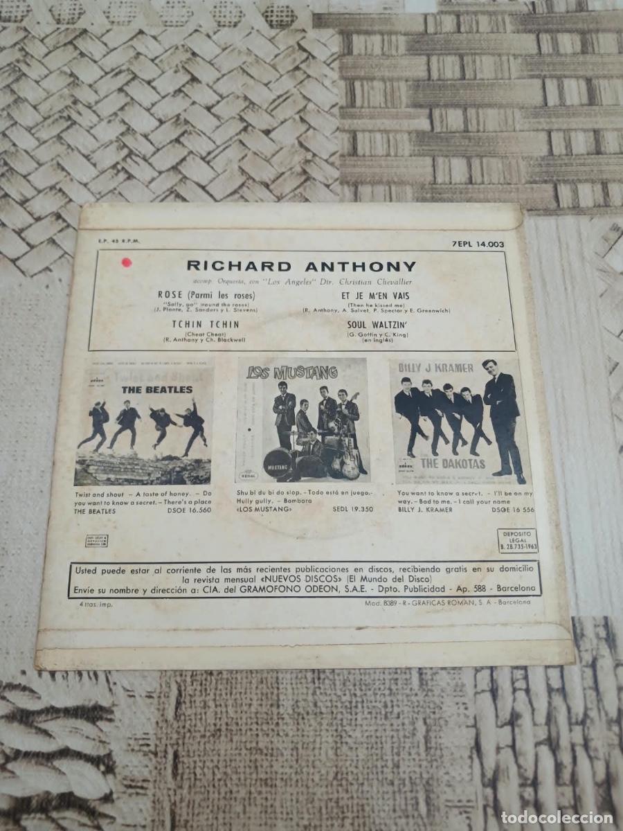 Discos de vinilo: Single Ricard Anthony - Foto 2