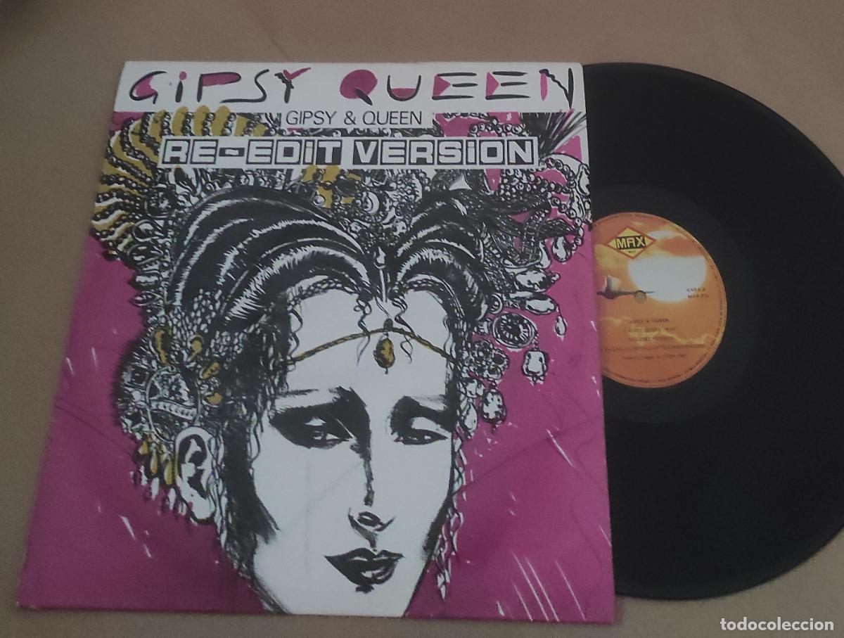 Discos de vinilo: GIPSY AND QUEEN - GIPSY QUEEN re-edit version 12&rdquo; MAXI - ESPA&Ntilde;A-