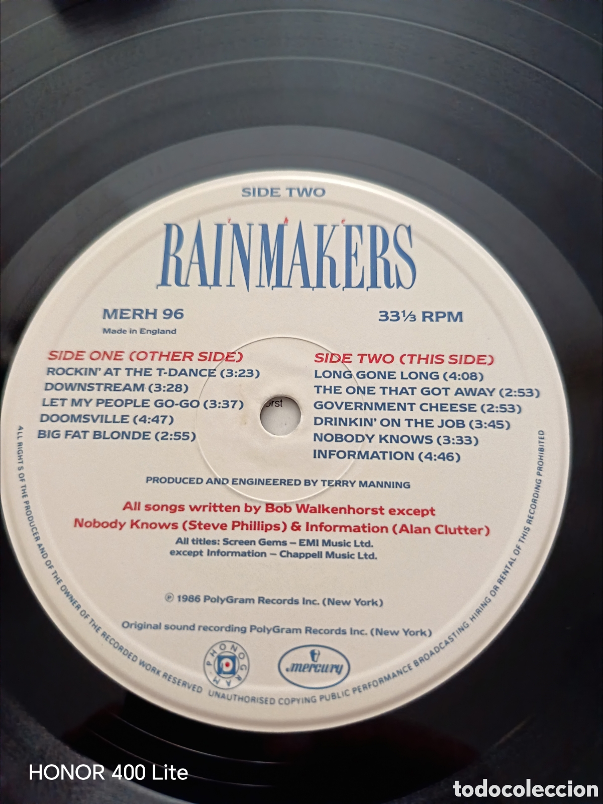 Discos de vinilo: Vinilo The Rainmakers Hom&oacute;nimo 1986 - Foto 6