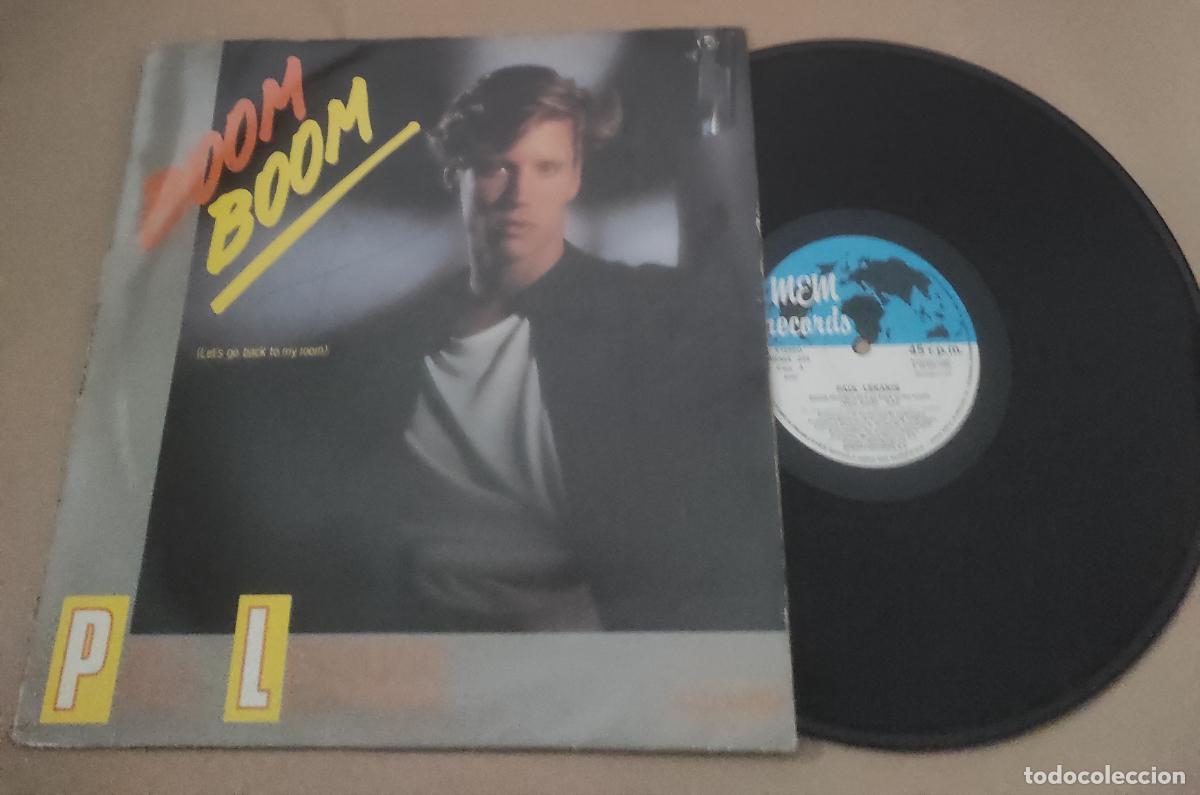 Discos de vinilo: Paul Lekakis &ndash; Boom Boom (Let's Go Back To My Room)-MAXI-ITALO-DISCO-