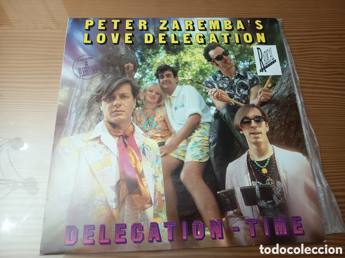 Discos de vinilo: Disco de vinilo LP del &aacute;lbum Delegation-Time de Peter Zaremba's Love Delegation &rdquo; Delegation Time &rdquo;