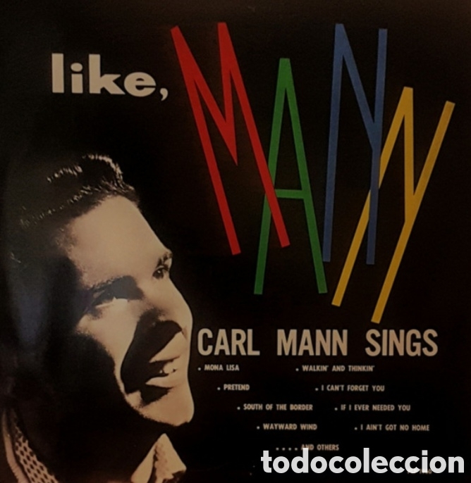 Discos de vinilo: LP CARL MANN - Like Mann - Phillips International - LP 60 - PROMO - US pressing (G+/VG)