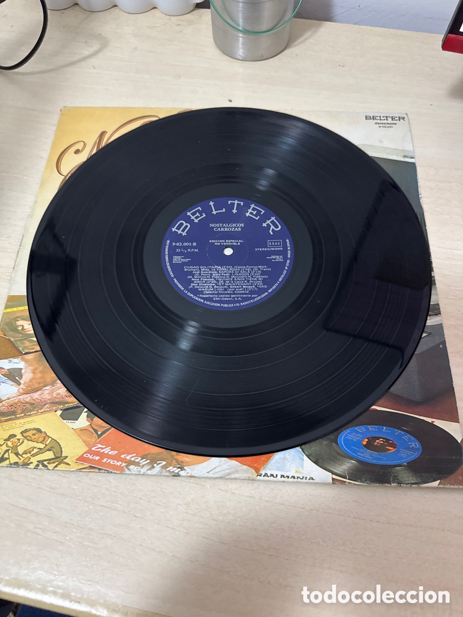 Discos de vinilo: DISCO VINILO NOSTALGICOS CARROZAS 1981 - Foto 3