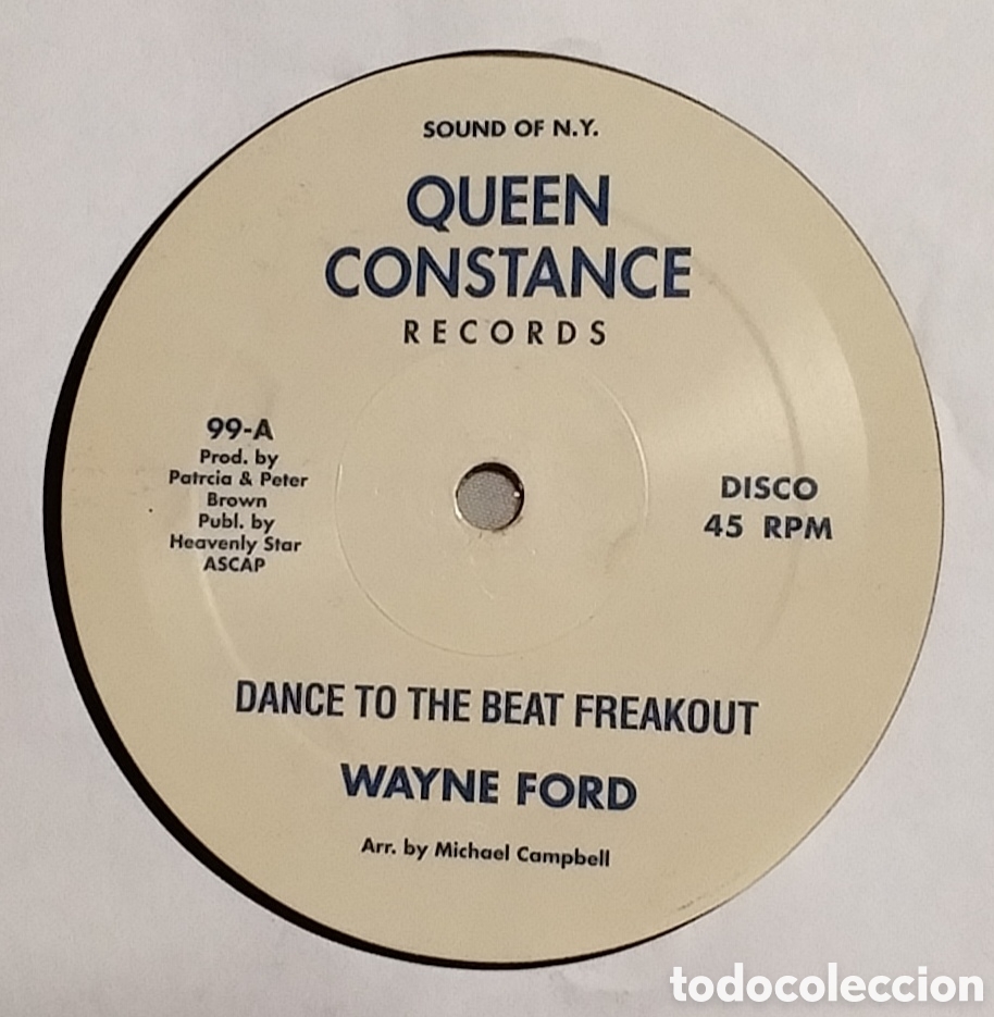 Discos de vinilo: LP WAYNE FORD - Dance to the Beat Freakout - Queen Constance - 99 - RED VINYL(-/EX)