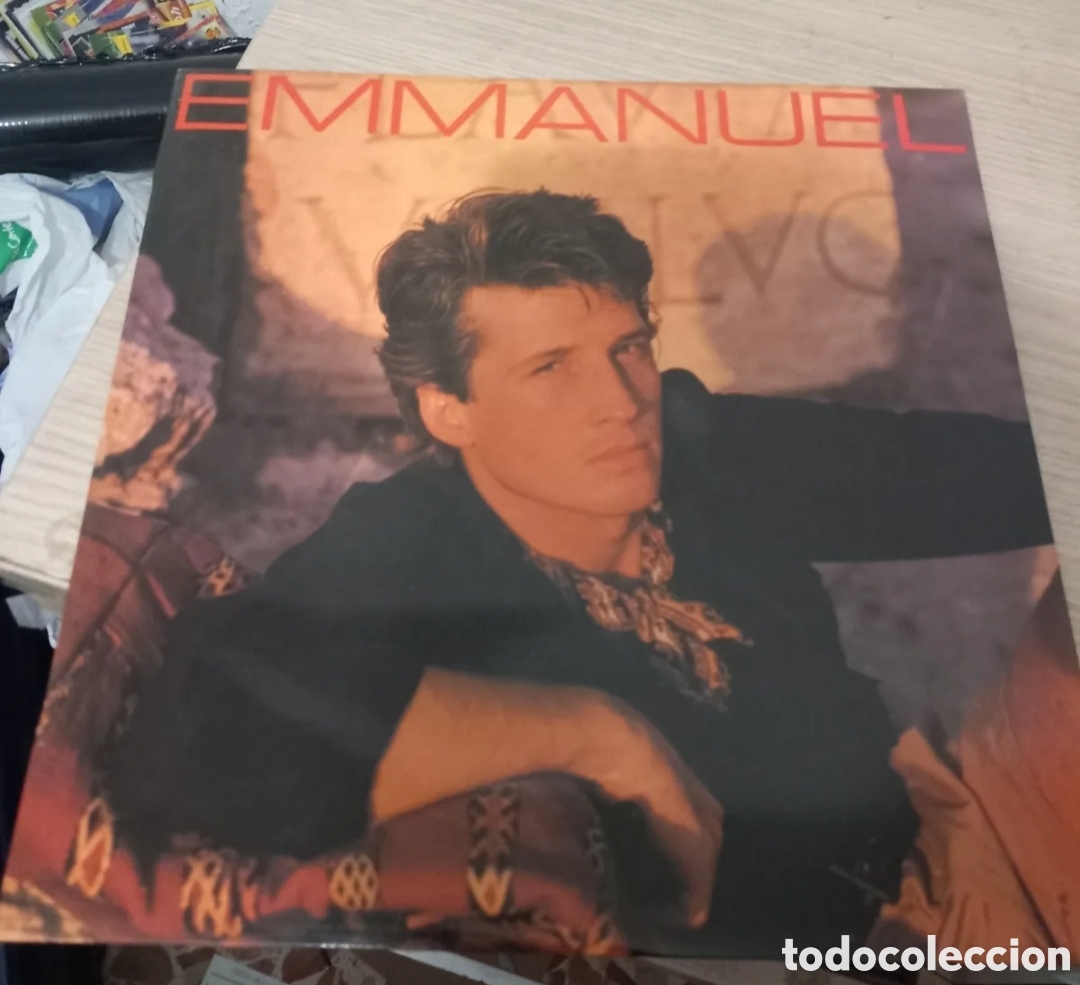 Discos de vinilo: LP Emmanuel Hom&oacute;nimo 1984