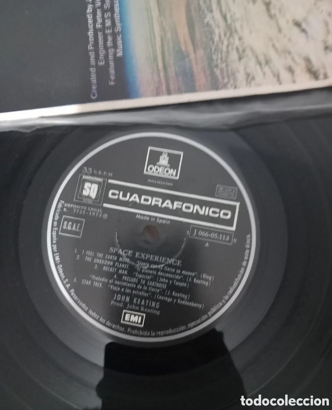 Discos de vinilo: LP John Keating Space Experience 1973 - Foto 3
