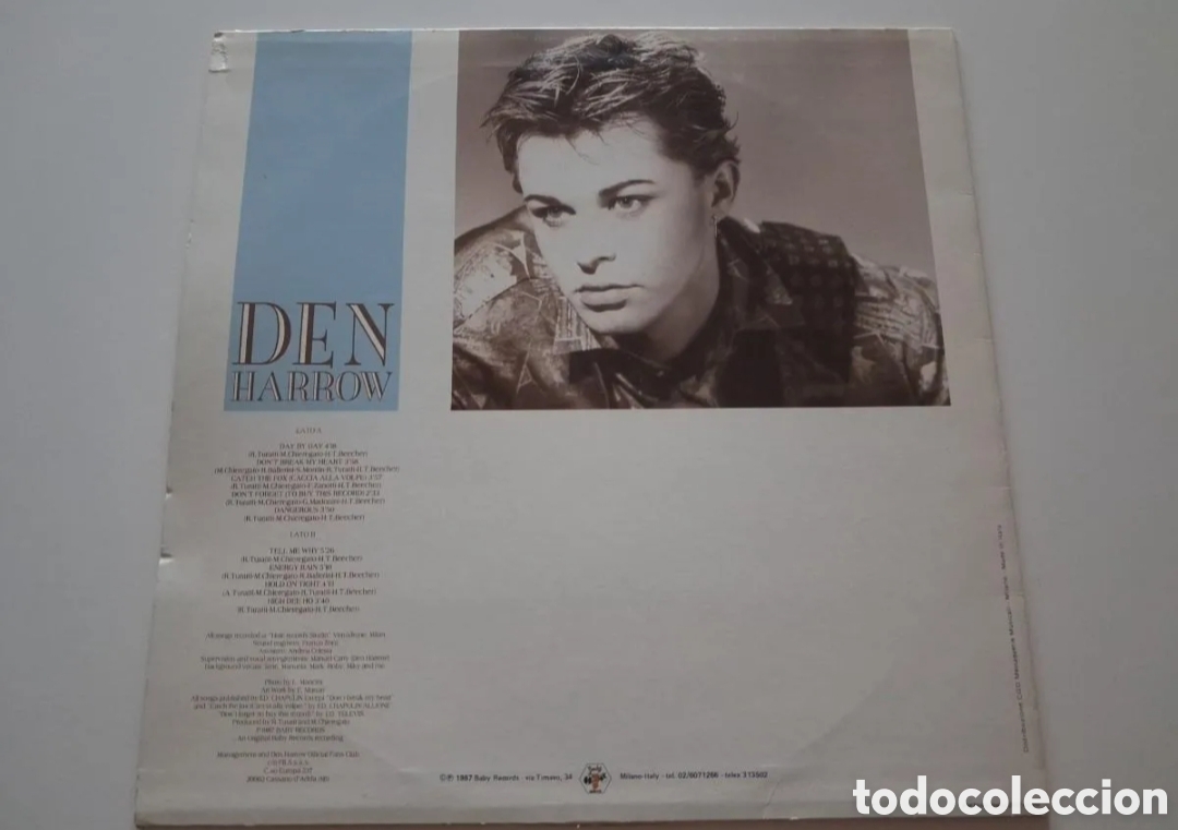 Discos de vinilo: Den Harrow Day by Day Vinilo 1987 - Foto 2