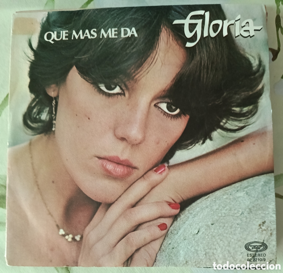 Discos de vinilo: Gloria single sello Movieplay editado en Espa&ntilde;a a&ntilde;o 1980 promocional.