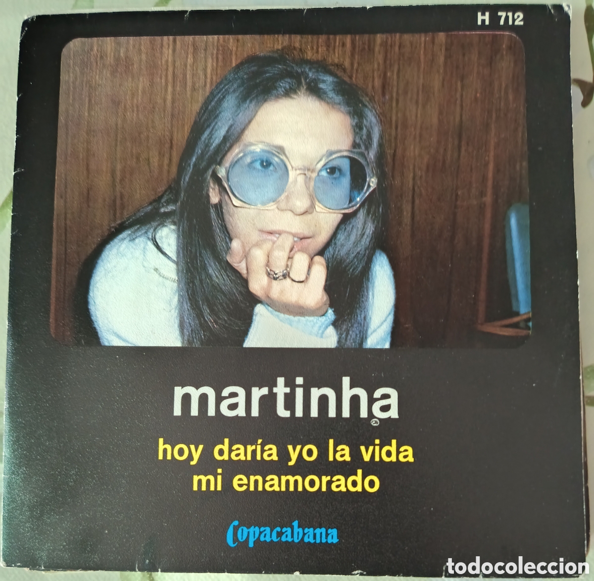 Discos de vinilo: Martinha single sello Hispavox editado en Espa&ntilde;a a&ntilde;o 1972.