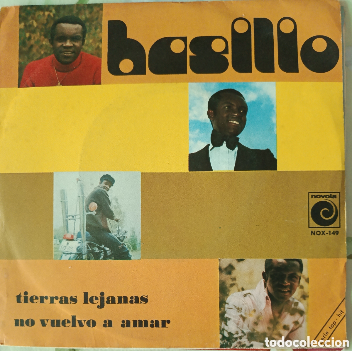 Discos de vinilo: Basilio single sello Novola editado en Espa&ntilde;a a&ntilde;o 1971 promocional.