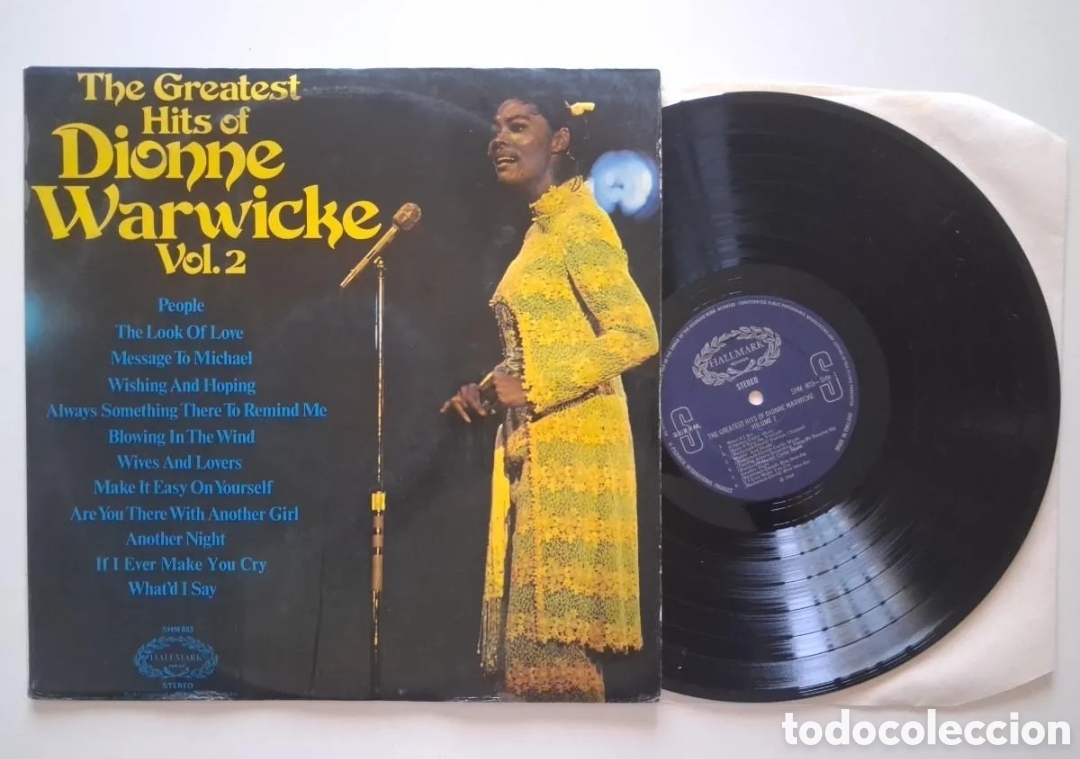 Discos de vinilo: Vinilo Dionne Warwicke Greatest Hits Vol. 2