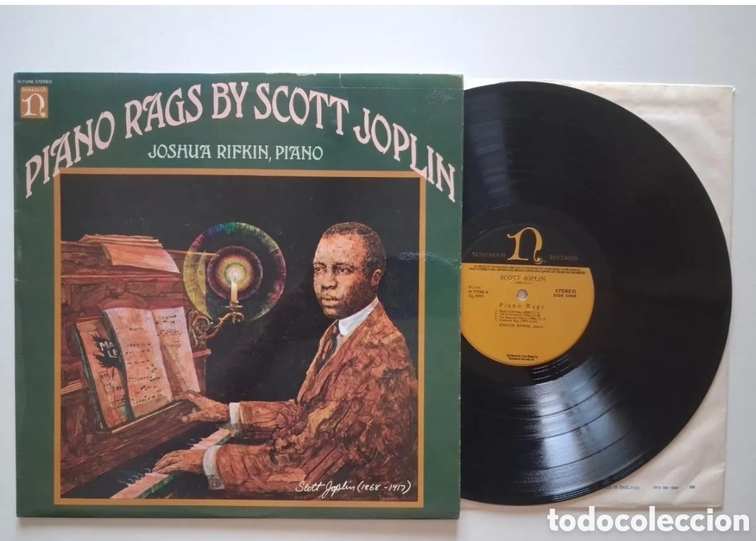 Discos de vinilo: Scott Joplin Piano Rags Joshua Rifkin Vinilo