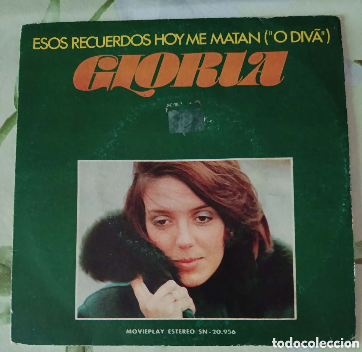 Discos de vinilo: Gloria single sello Movieplay sello Movieplay editado en Espa&ntilde;a a&ntilde;o 1975.