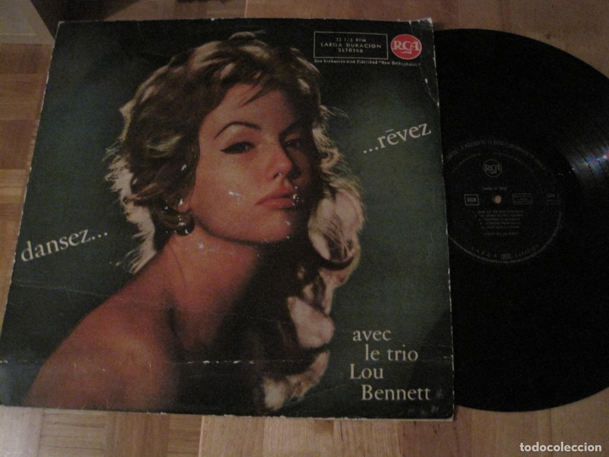 Discos de vinilo: LP DANSEZ...REVEZ LOU BENNETT TRIO RCA 10158 SPAIN 1861 JAZZ