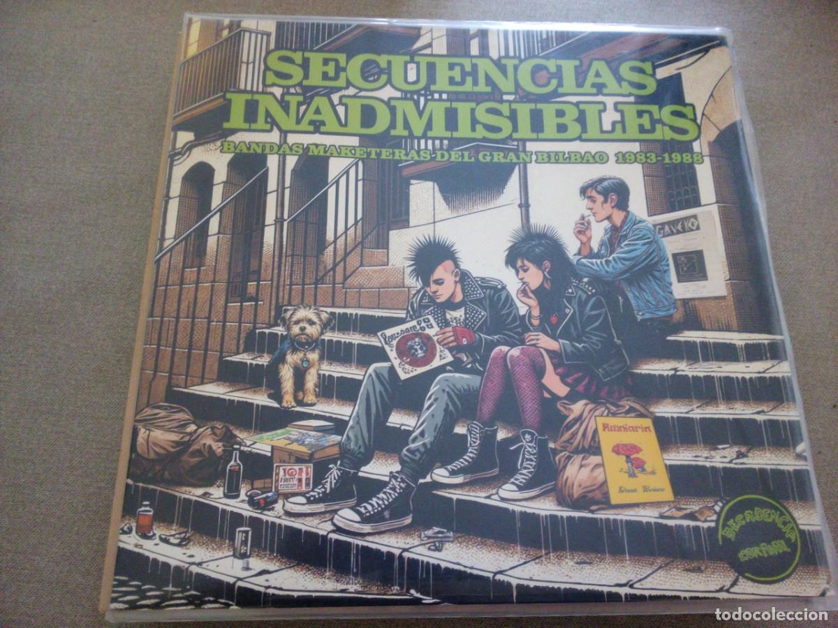 Discos de vinilo: Secuencias Inadmisibles BANDAS MAKETERAS DEL GRAN BILBAO 1983-1988 LP GATEFOLD