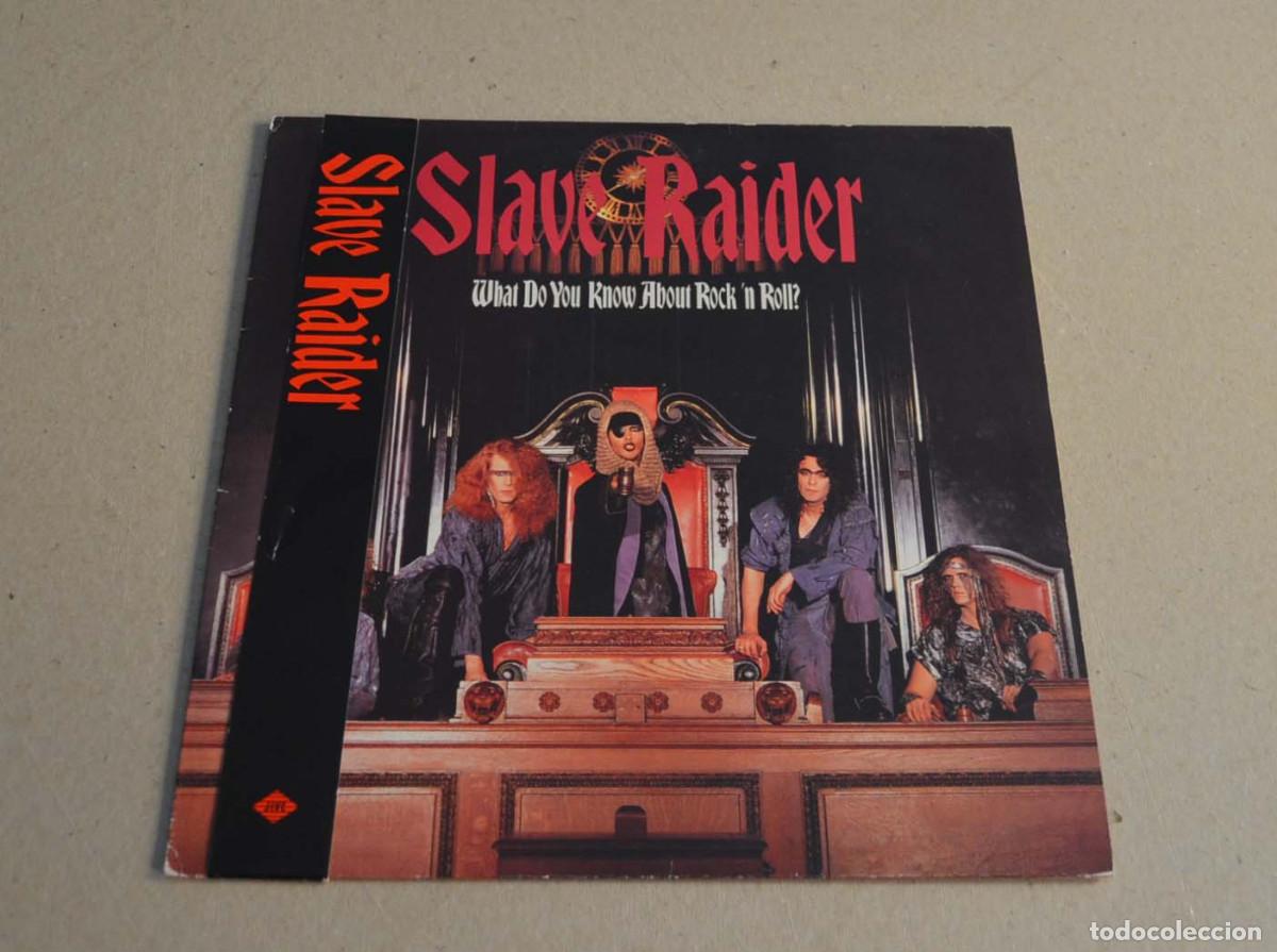 Discos de vinilo: SLAVE RAIDER - WHAT DO YOU KNOW ABOUT ROCK 'N ROLL?