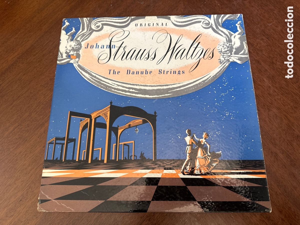 Discos de vinilo: JOHANN STRAUSS WALTZES. THE DANUBE STRINGS