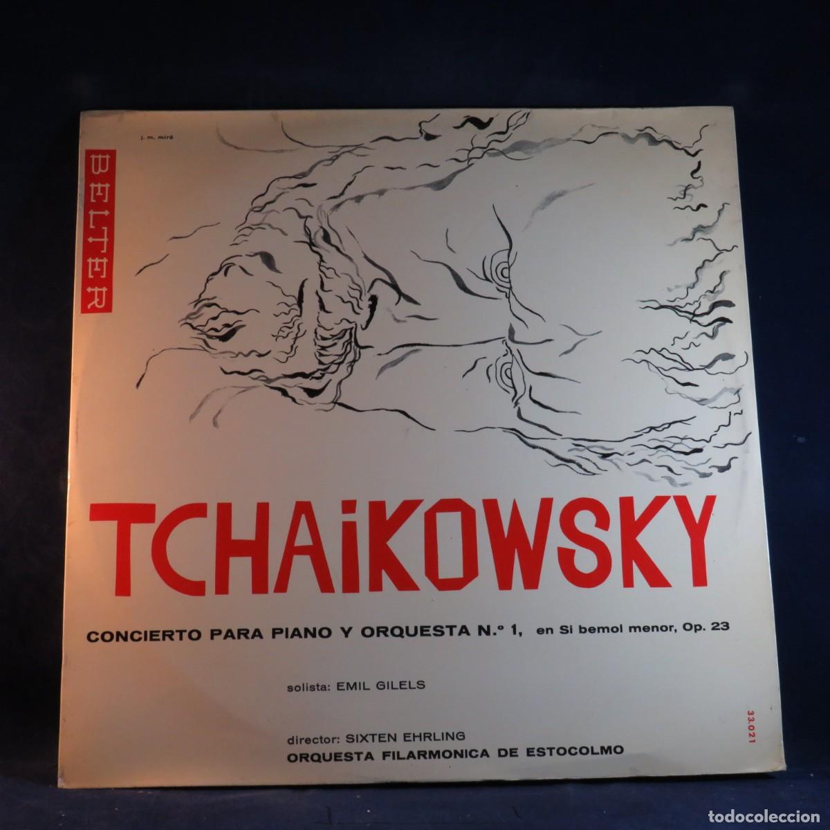 Discos de vinilo: TCHAIKOVSKY, SIXTEN EHRLING, EMIL GILELS &ndash; CONCIERTO PARA PIANO Y ORQUESTA N&ordm;1, OP. 23 - LP